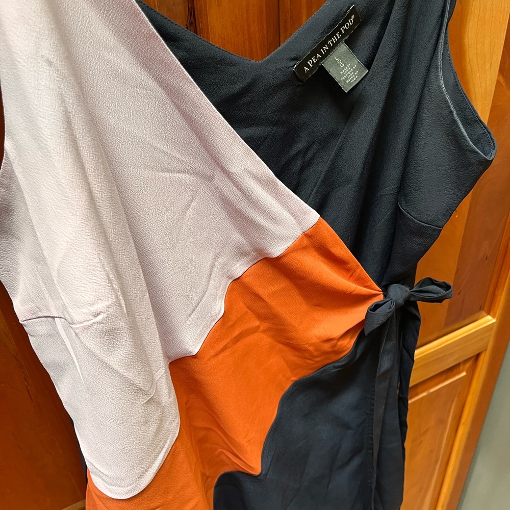 Colorblock Maternity Top Size L New Without Tags